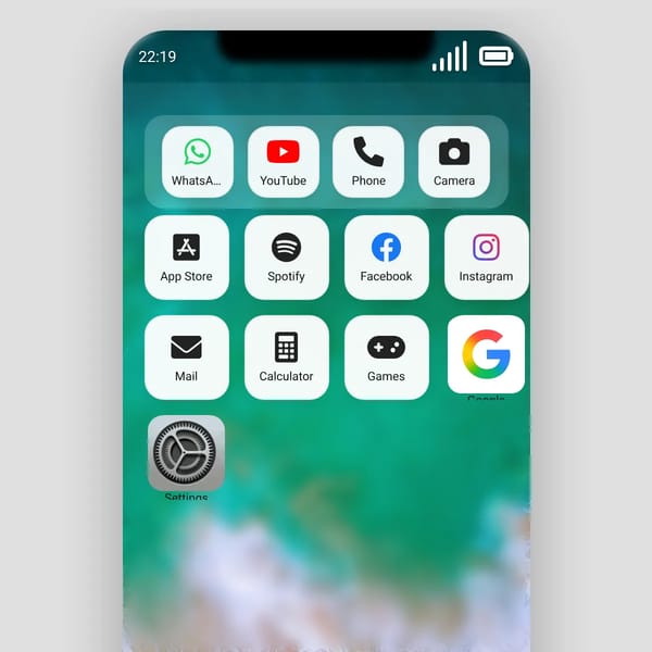 iPhone OS Mockup