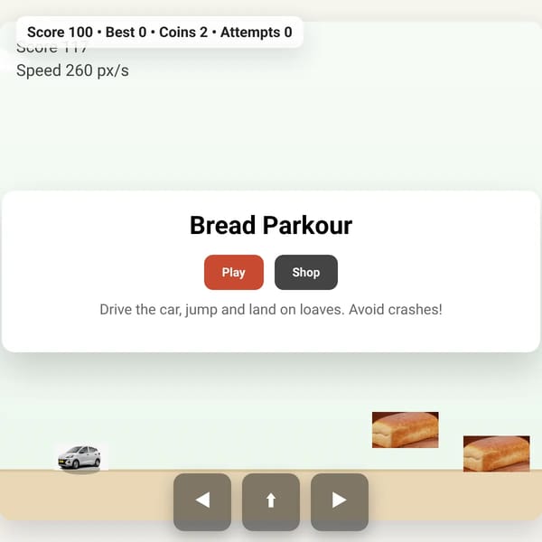 Bread Parkour