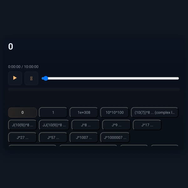 Numbers 0 to ????? [PART 1]