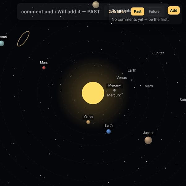 2D Solar System