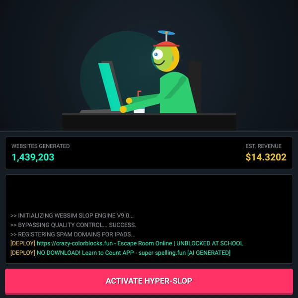 AI Kids Slop Generator 9000