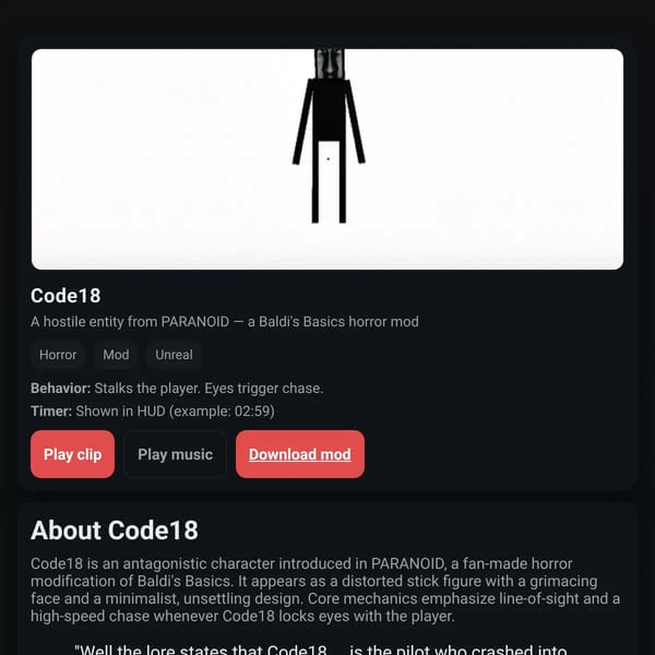 Code18 — PARANOID