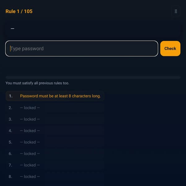 Ultimate Password Game