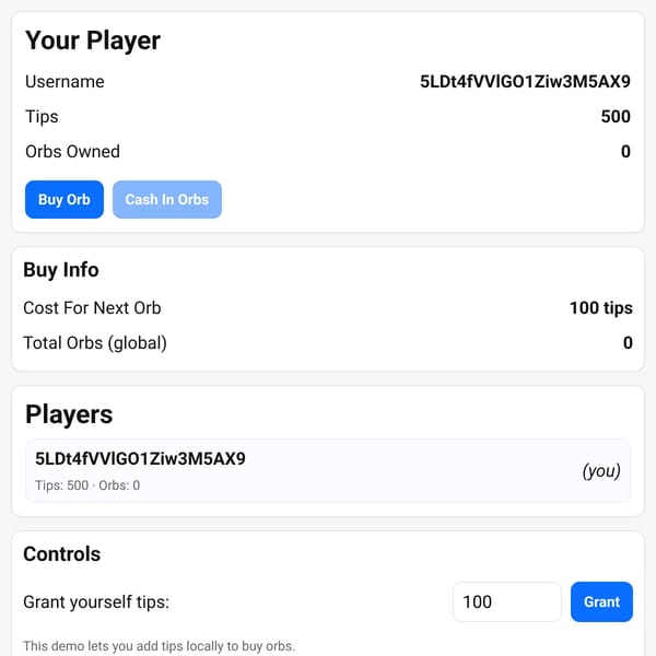 Orb Tips — Multiplayer