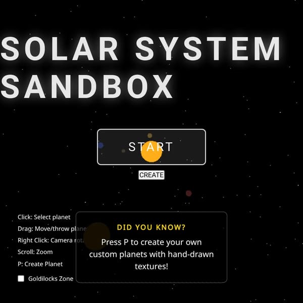 Solar System Sandbox (beta)