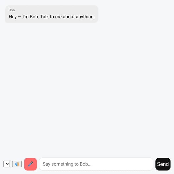 Talk to Bob