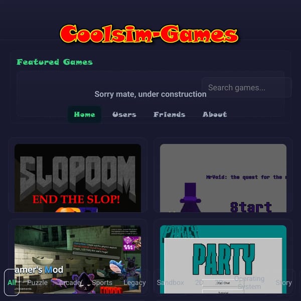 CoolSim-Games