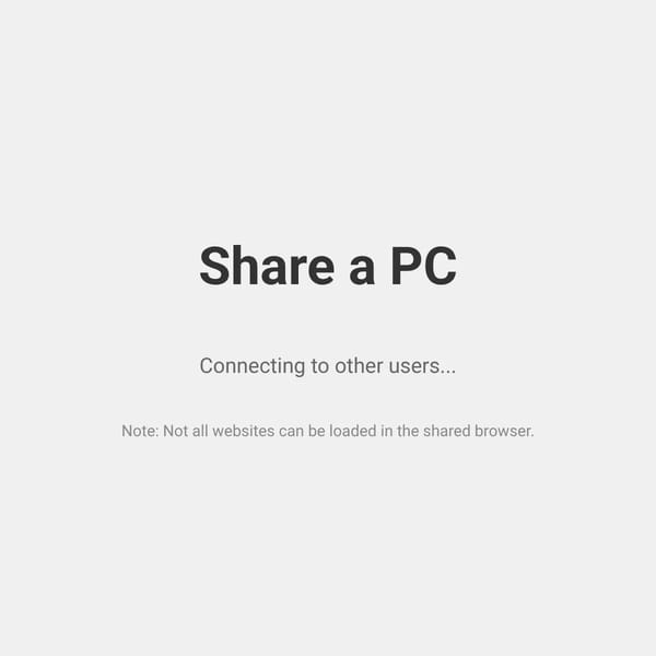 Share a PC