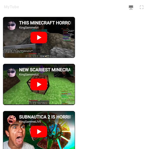 KINGSAMMELOT ONLY YOUTUBE