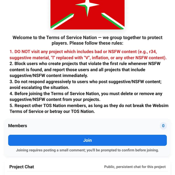 Terms of service nation