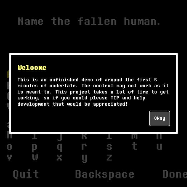 Undertale - Demo 1