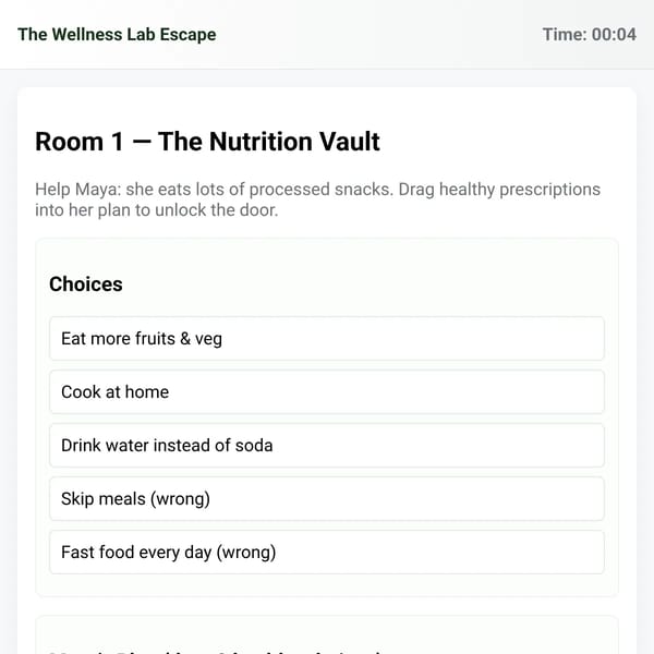 The Wellness Lab Escape
