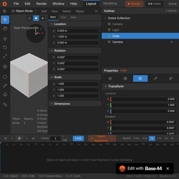 blender web