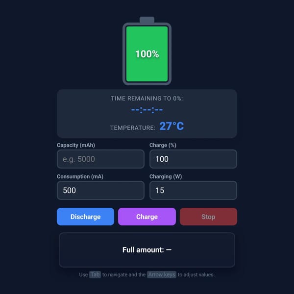 Battery Simulator Pro (apple edition) V3