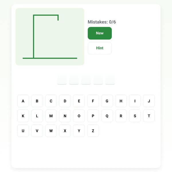 Healthy Habits Hangman