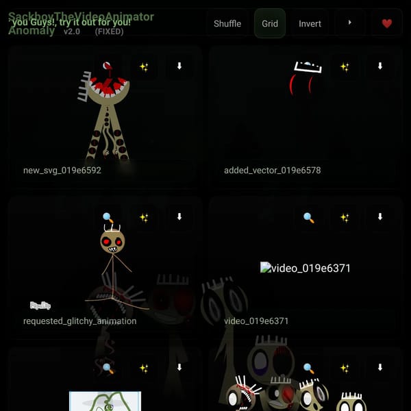 SackboyTheAnimator Characters And I Add Your Comments