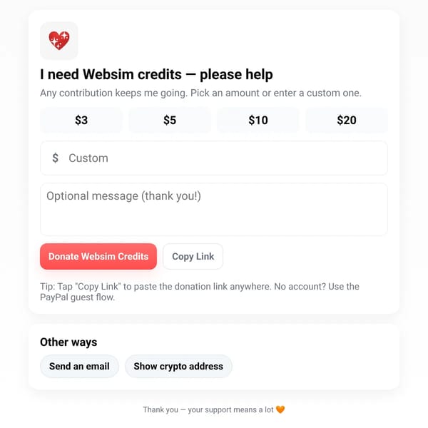Support Me
