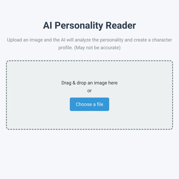 AI Personality Reader