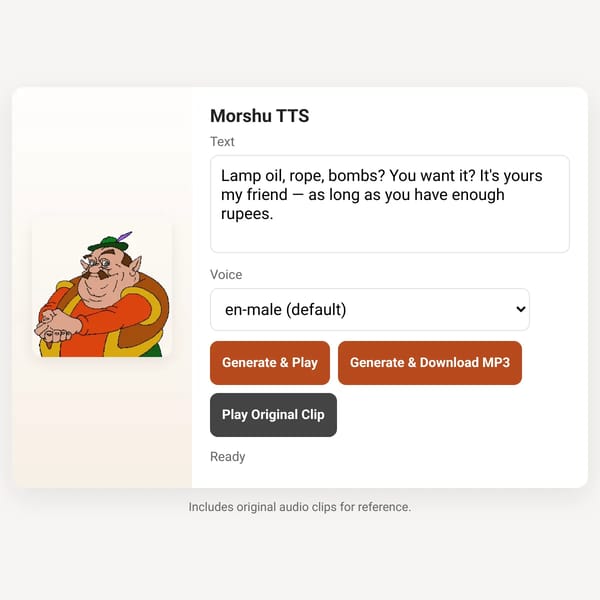 Morshu TTS