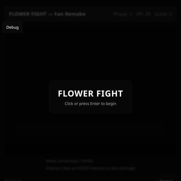 kind of accurate flowey fight