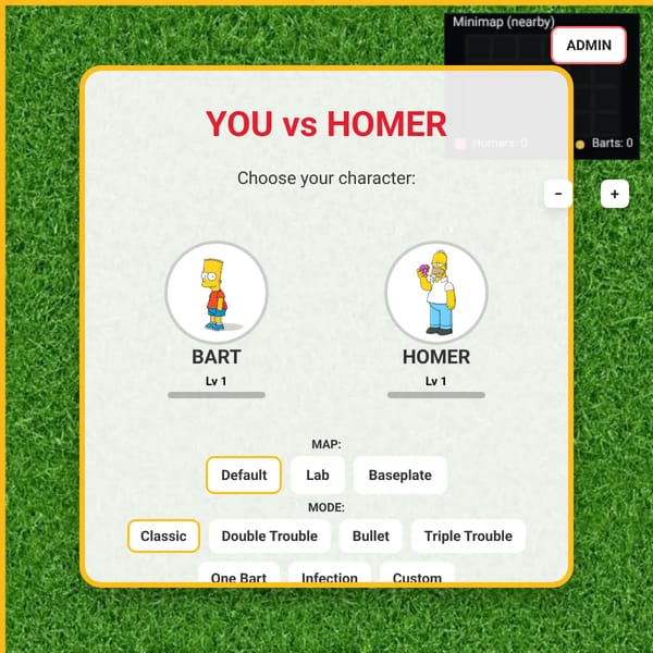 you vs homer but i add more stuff
