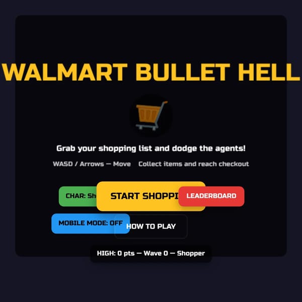 Walmart Bullet Hell