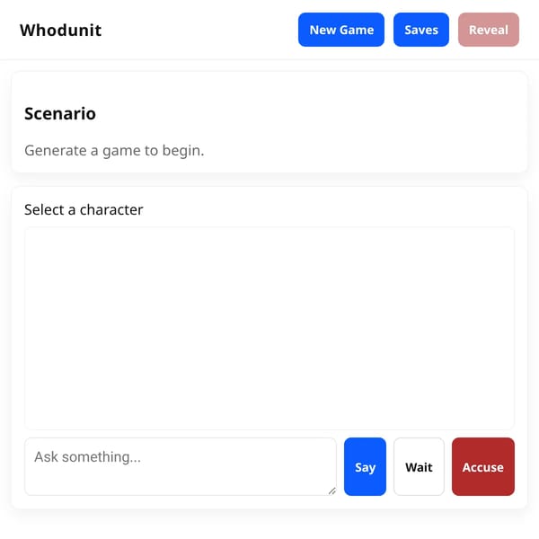 Whodunit — AI Social Deduction