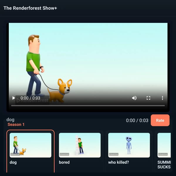 The Renderforest Show+