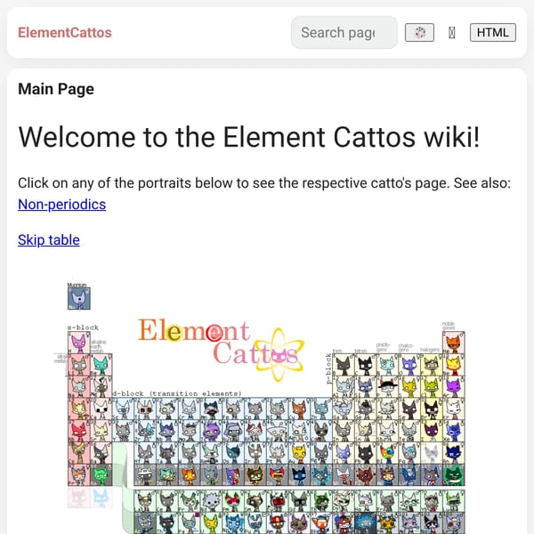 ElementCattos — Mini HTML5 Client