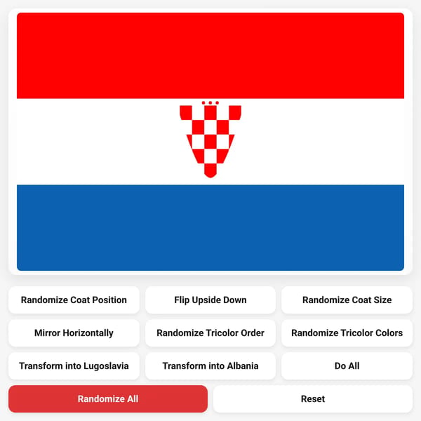 Croatia Flag Play
