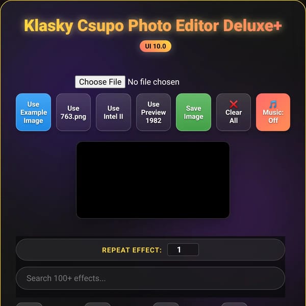 Klasky Csupo Photo Editor Deluxe+ — New UI 10.0