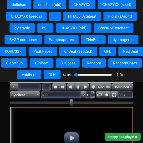 Bytebeat Embed