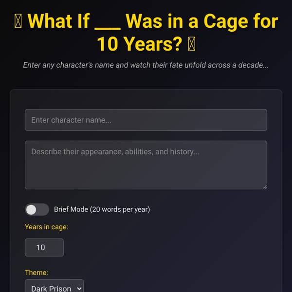 Cage Simulator!