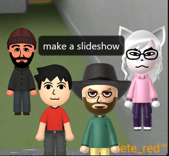 make a slideshow (movie maker)