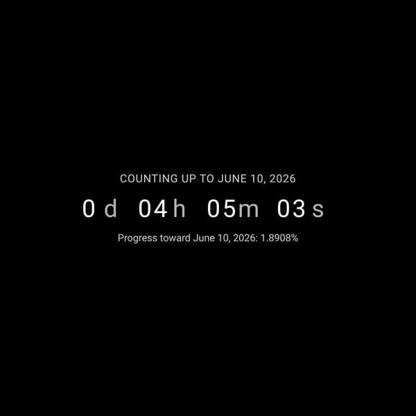 Counting Up to June 10, 2026