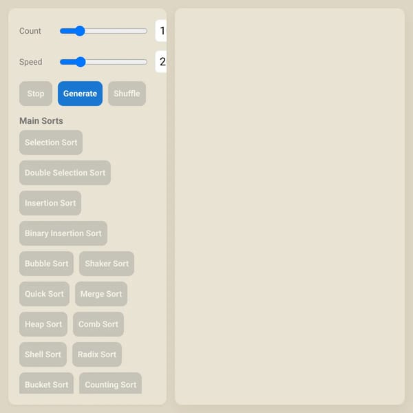 Sorting Algorithm Visualizer [WIP]