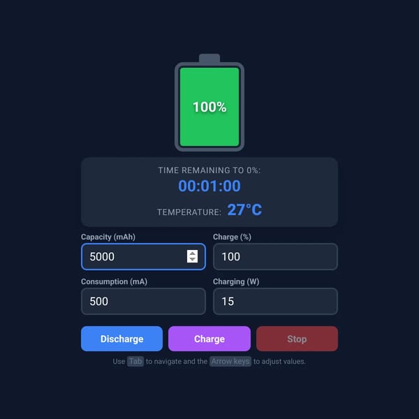 Battery Simulator Pro (apple edtion)