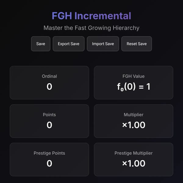 FGH Incremental - Fast Growing Hierarchy