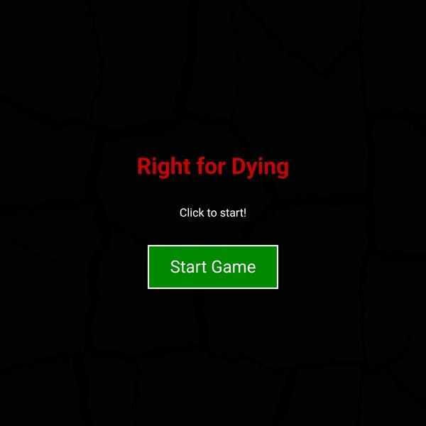 Right for dying
