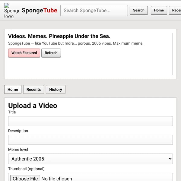 SpongeTube