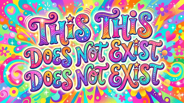 "This 'this does not exist' does not exist!"