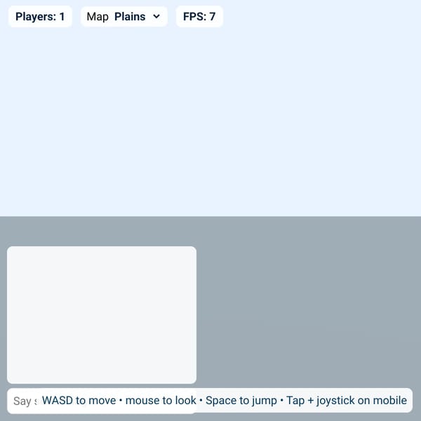 Web “Roblox-like” Multiplayer Demo