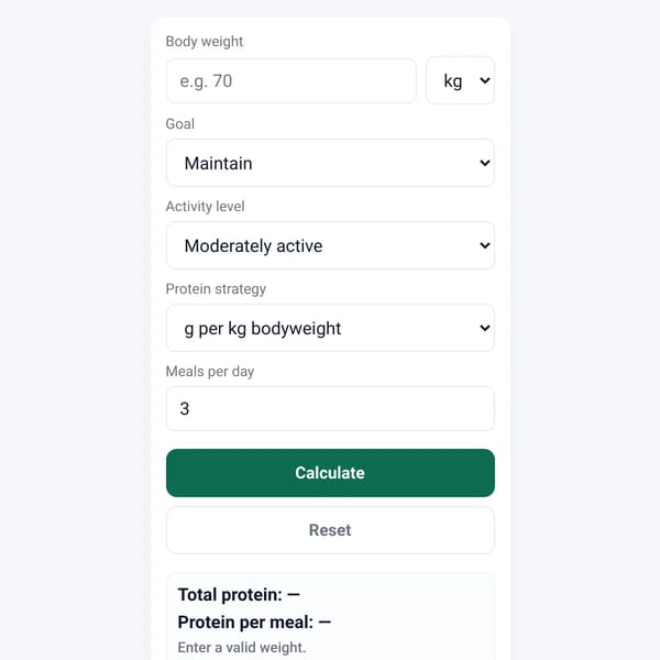Protein Calculator