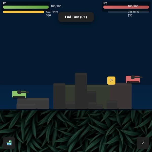 Tank 2 players fighing game (beta)