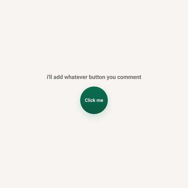 i'll add whatever button you comment