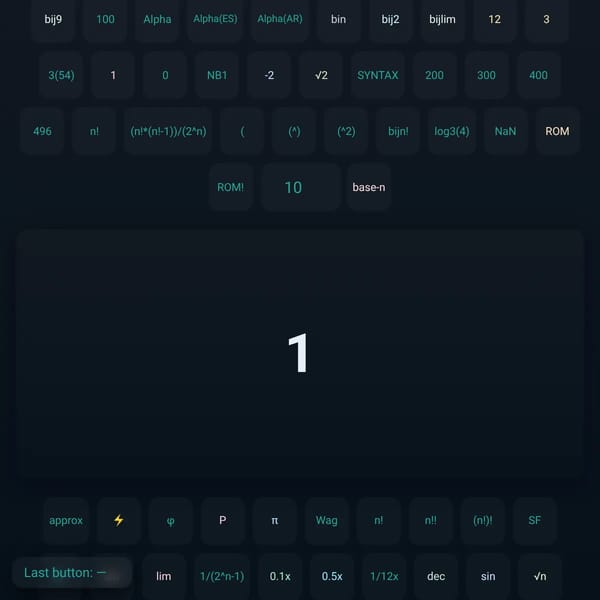 Numbers One to Absolute Infinity