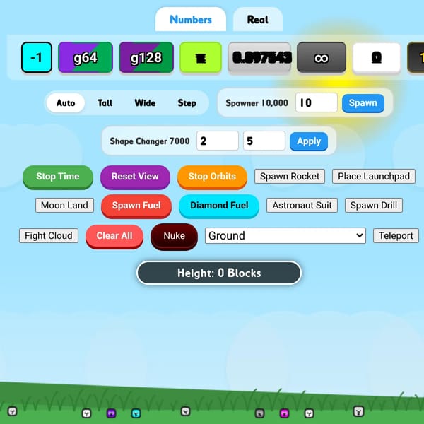 Numberblocks Playground but creu cat