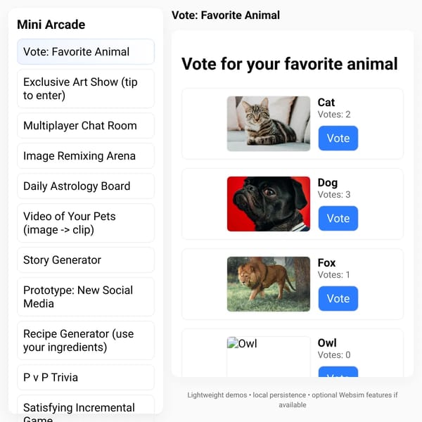 Mini Arcade — Collection of Micro Games