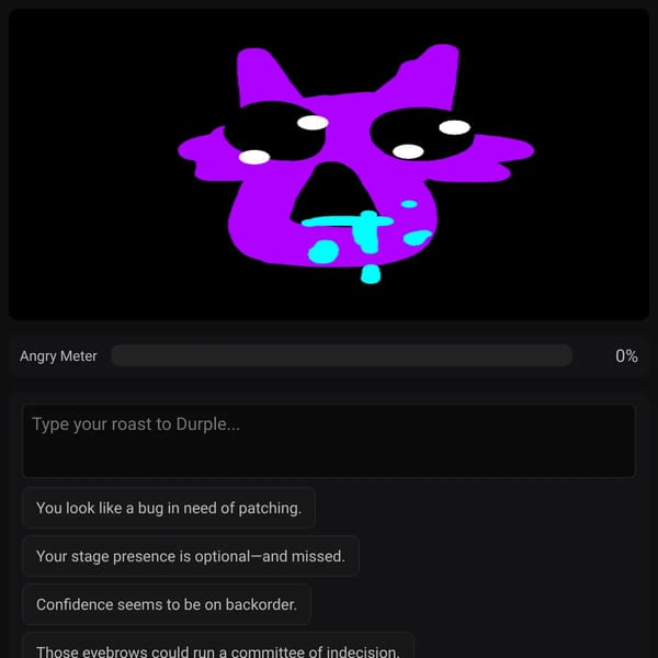 Chat with durple without slop