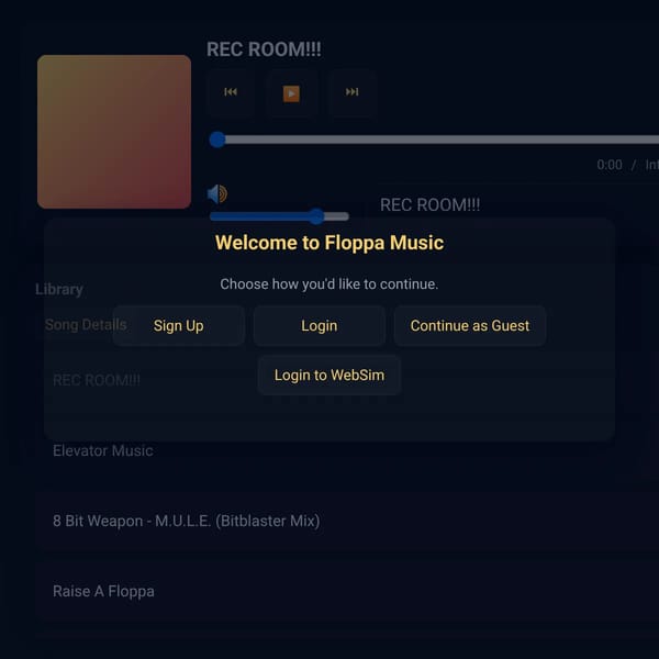 Floppa Music Player TESTING